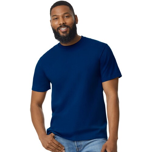 Abbigliamento T-shirts a maniche lunghe Gildan 65000 Blu