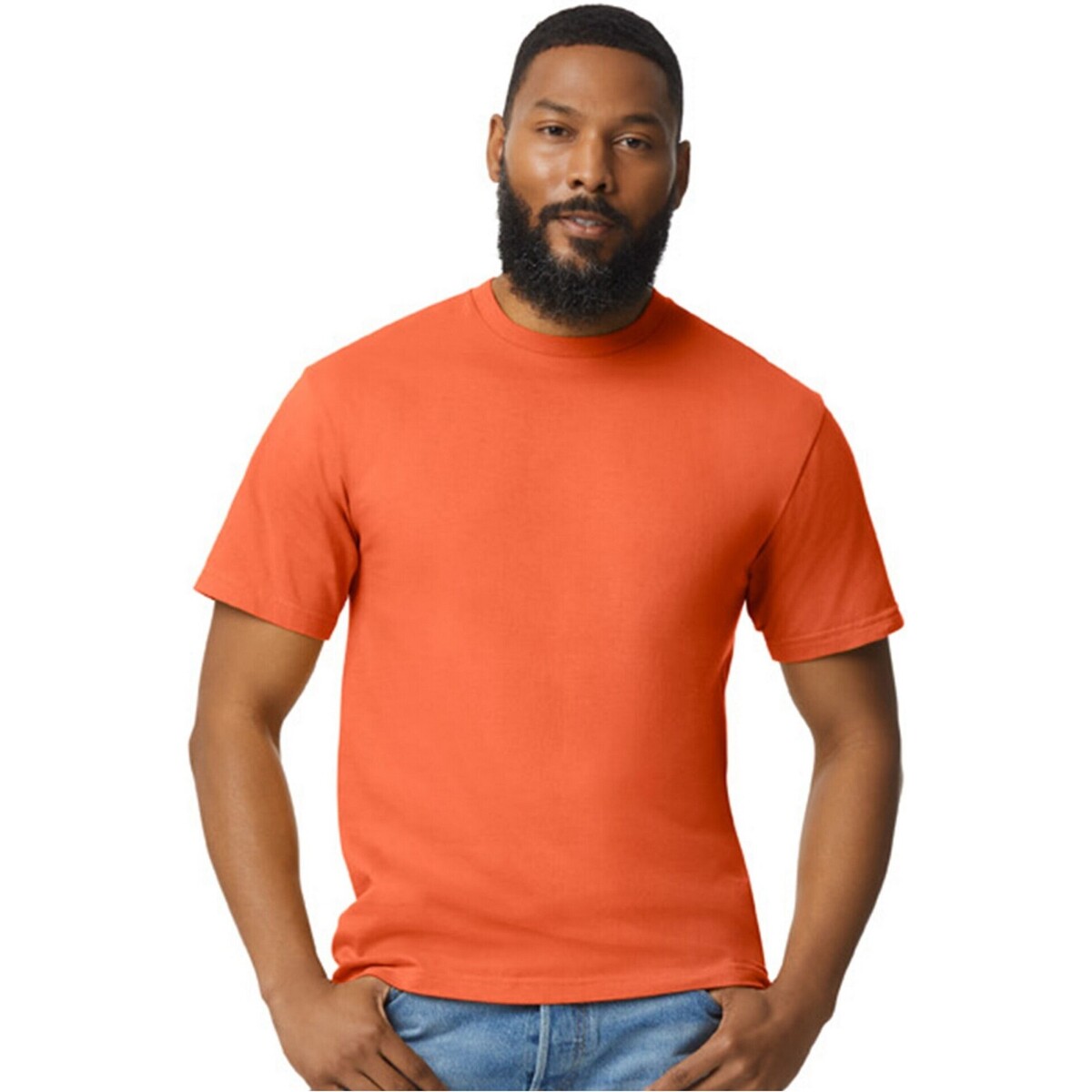 Abbigliamento T-shirts a maniche lunghe Gildan Softstyle Arancio
