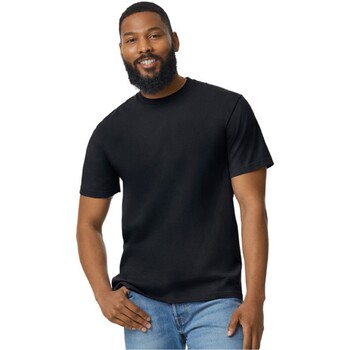 Abbigliamento T-shirts a maniche lunghe Gildan Softstyle Nero