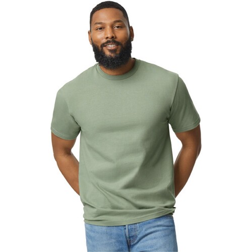 Abbigliamento T-shirts a maniche lunghe Gildan 65000 Verde