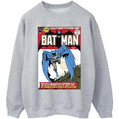 Abbigliamento Uomo Felpe Dc Comics Running Batman Cover Grigio