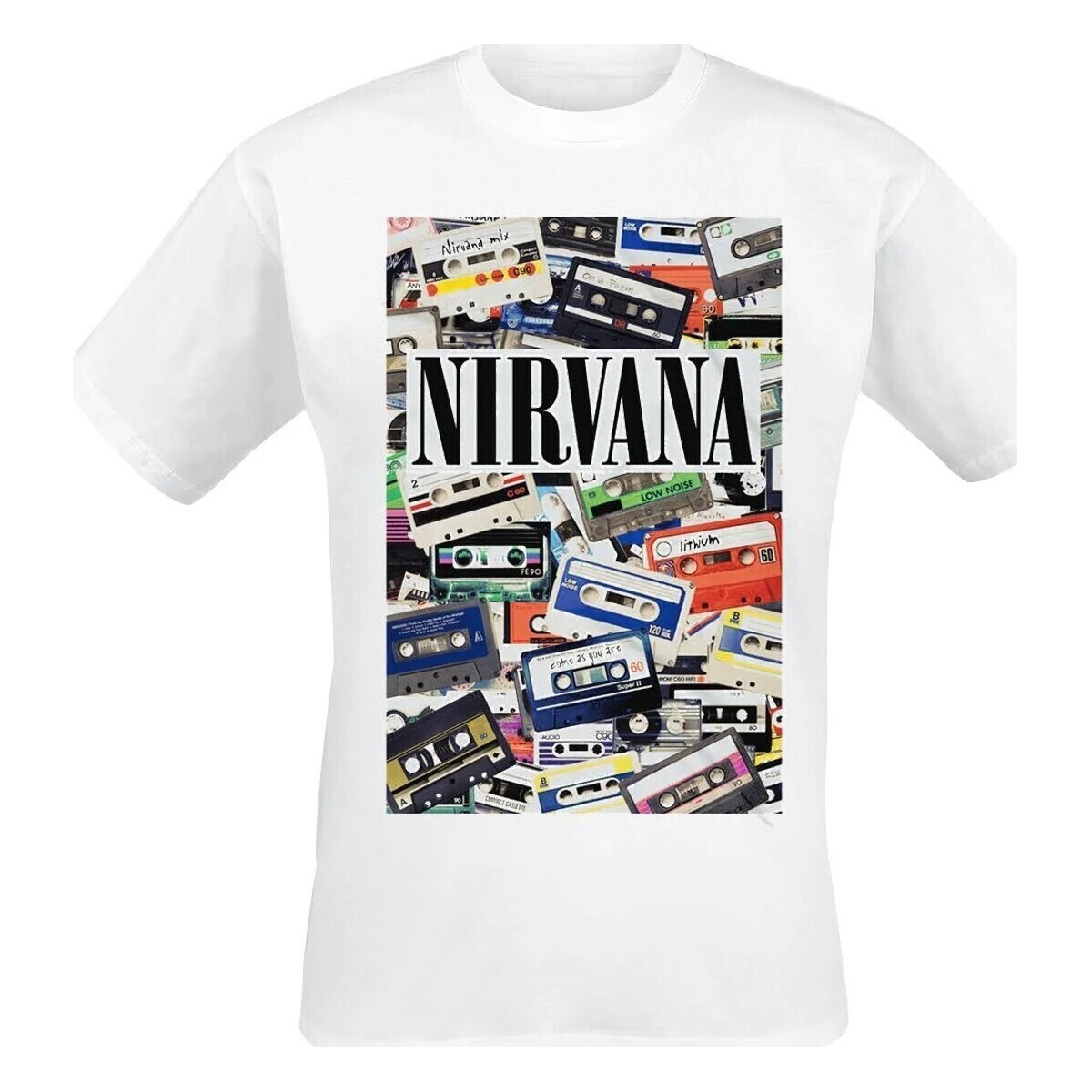 Abbigliamento T-shirts a maniche lunghe Nirvana PH1991 Bianco