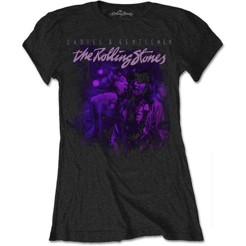 Abbigliamento Donna T-shirts a maniche lunghe The Rolling Stones Mick & Keith Together Nero