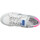 Scarpe Donna Sneakers Semerdjian Vana Cuir Glitter Femme Blanc Argent Bianco