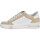 Scarpe Donna Sneakers Semerdjian Noubar Cuir Velours Femme Blanc Sable Multicolore