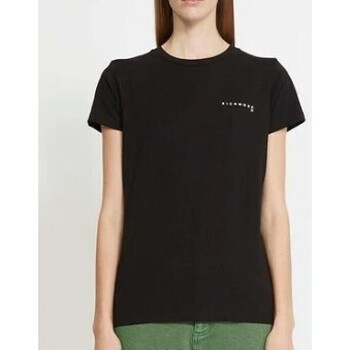Abbigliamento Donna T-shirt maniche corte Richmond X T-Shirt Logo Sul Davanti NERO