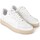 Scarpe Donna Sneakers Devid Label Sneaker Unisex In Nappa E Camoscio Bianco
