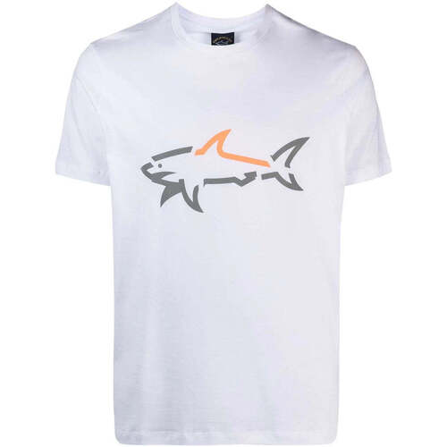 Abbigliamento Uomo Felpe Paul & Shark T-SHIRT BIANCA PAUL & SHARK Bianco