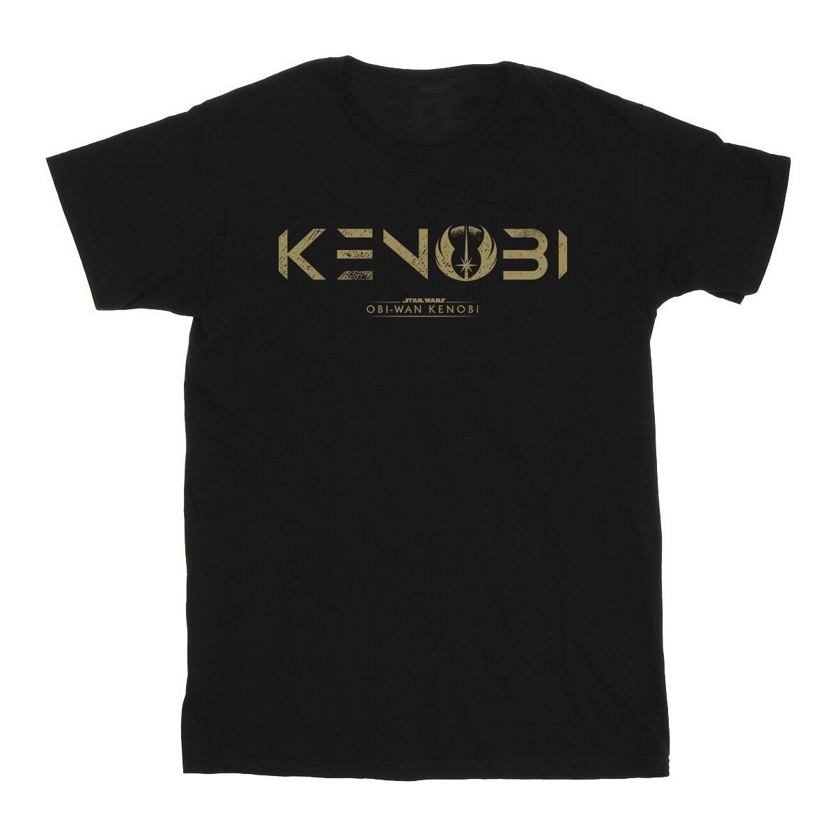 Abbigliamento Uomo T-shirts a maniche lunghe Disney Obi-Wan Kenobi Logo Nero