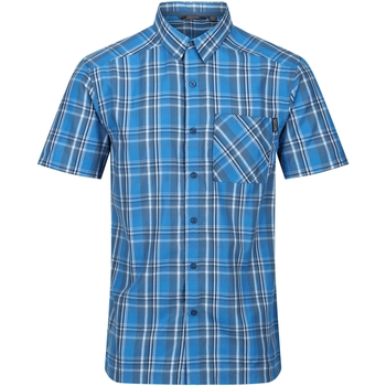 Abbigliamento Uomo Camicie maniche corte Regatta Mindano VII Blu