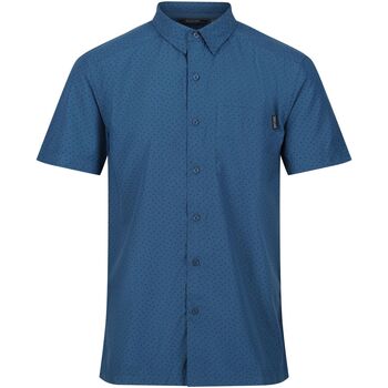 Abbigliamento Uomo Camicie maniche corte Regatta Mindano VII Blu