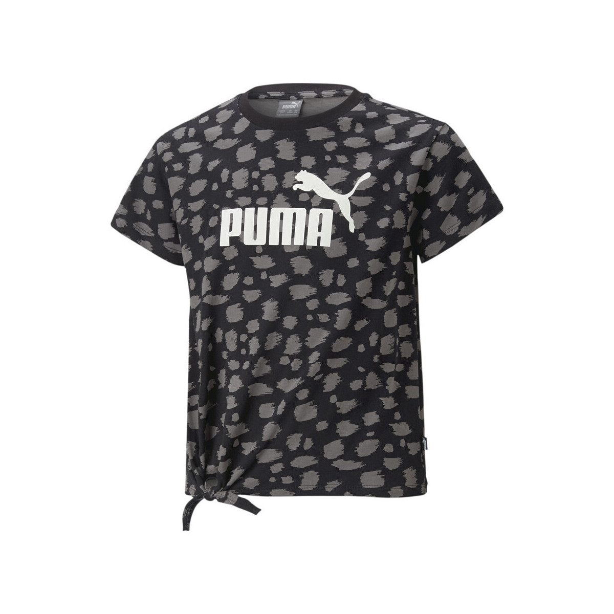 Abbigliamento Bambina T-shirt & Polo Puma 673523-01 Nero