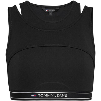 Abbigliamento Donna Top / Blusa Tommy Jeans DW0DW17393 Nero