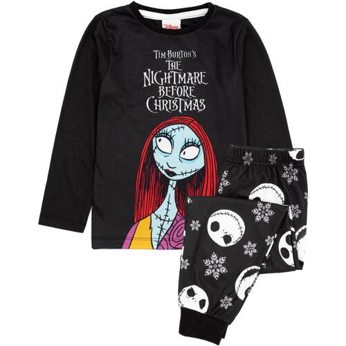 Abbigliamento Bambina Pigiami / camicie da notte Nightmare Before Christmas NS7495 Nero