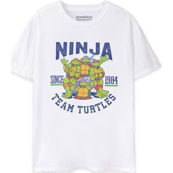 Abbigliamento Uomo T-shirt maniche corte Teenage Mutant Ninja Turtles 1984 Bianco