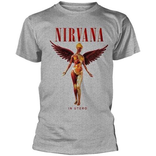 Abbigliamento T-shirts a maniche lunghe Nirvana In Utero Grigio
