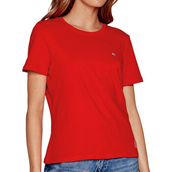 Abbigliamento Donna T-shirt & Polo Tommy Hilfiger DW0DW14616 Rosso