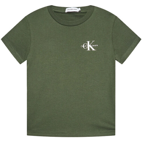 Abbigliamento Bambino T-shirt & Polo Calvin Klein Jeans IB0IB01231 Verde
