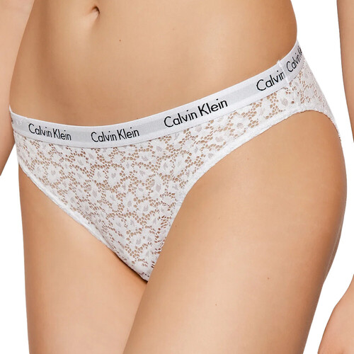 Biancheria Intima Donna Culotte e slip Calvin Klein Jeans 000QD3860E Bianco