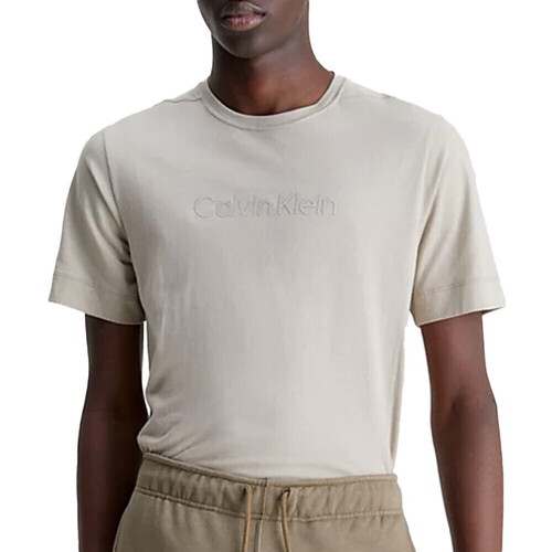Abbigliamento Uomo T-shirt & Polo Calvin Klein Jeans 00GMS3K108 Beige