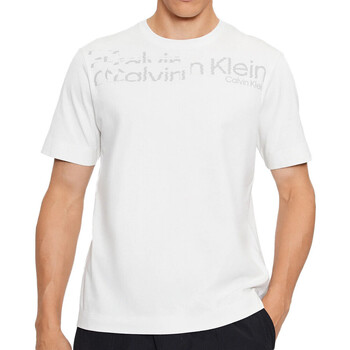 Abbigliamento Uomo T-shirt maniche corte Calvin Klein Jeans 00GMF3K141 Bianco
