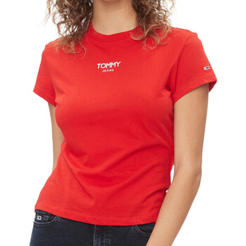 Abbigliamento Donna T-shirt & Polo Tommy Hilfiger DW0DW16435 Rosso