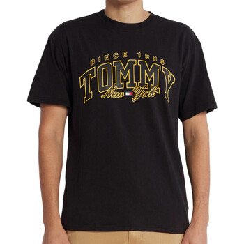 Abbigliamento Uomo T-shirt & Polo Tommy Hilfiger DM0DM17733 Nero