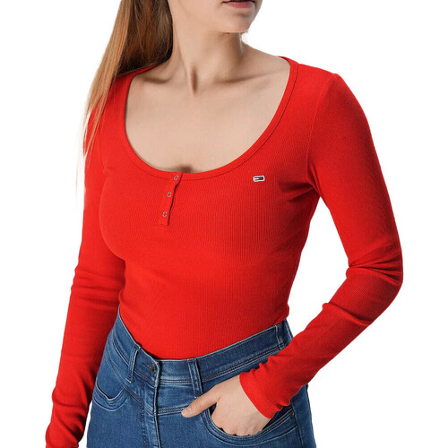 Abbigliamento Donna T-shirt & Polo Tommy Hilfiger DW0DW17540 Rosso