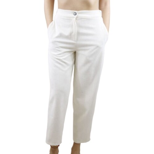 Abbigliamento Donna Pantaloni 5 tasche Vicolo TR1944 Bianco