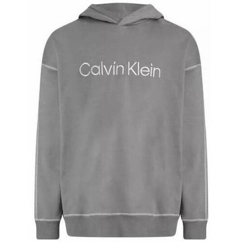 Abbigliamento Uomo Felpe Calvin Klein Jeans Felpa  uomo con cappuccio Grigio