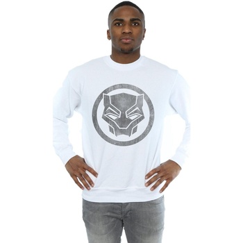 Abbigliamento Uomo Felpe Marvel Black Panther Distressed Icon Bianco