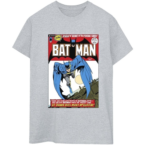 Abbigliamento Donna T-shirts a maniche lunghe Dc Comics Running Batman Cover Grigio