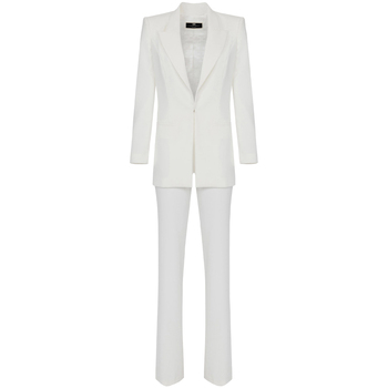 Abbigliamento Donna Vestiti Elisabetta Franchi tp00141e2-360 Bianco