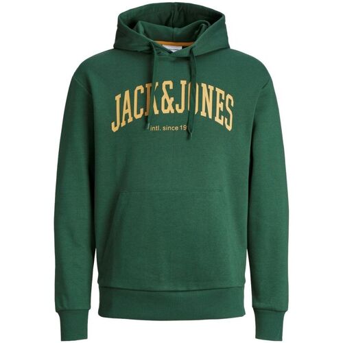 Abbigliamento Uomo Felpe Jack & Jones 12236513 JJEJOSH-DARK GREEN Verde