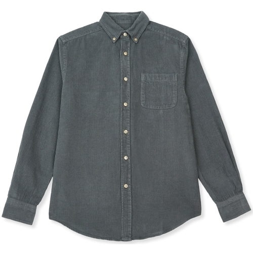 Abbigliamento Uomo Camicie maniche lunghe Portuguese Flannel Lobo Shirt - Antracite Grigio