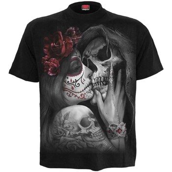 Abbigliamento Uomo T-shirts a maniche lunghe Spiral Dead Kiss Nero