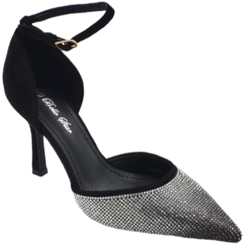 Scarpe Donna Décolleté Malu Shoes Scarpe decollete donna elegante punta glitter degrade' nero arg Nero