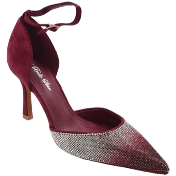 Scarpe Donna Décolleté Malu Shoes Scarpe decollete donna elegante punta glitter degrade' bordeaux Rosso