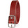 Accessori Cinture Jaslen Exclusive Leather Rosso