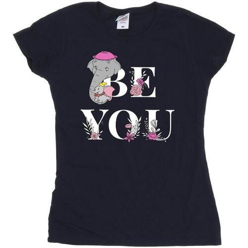 Abbigliamento Donna T-shirts a maniche lunghe Disney Dumbo Be You Blu