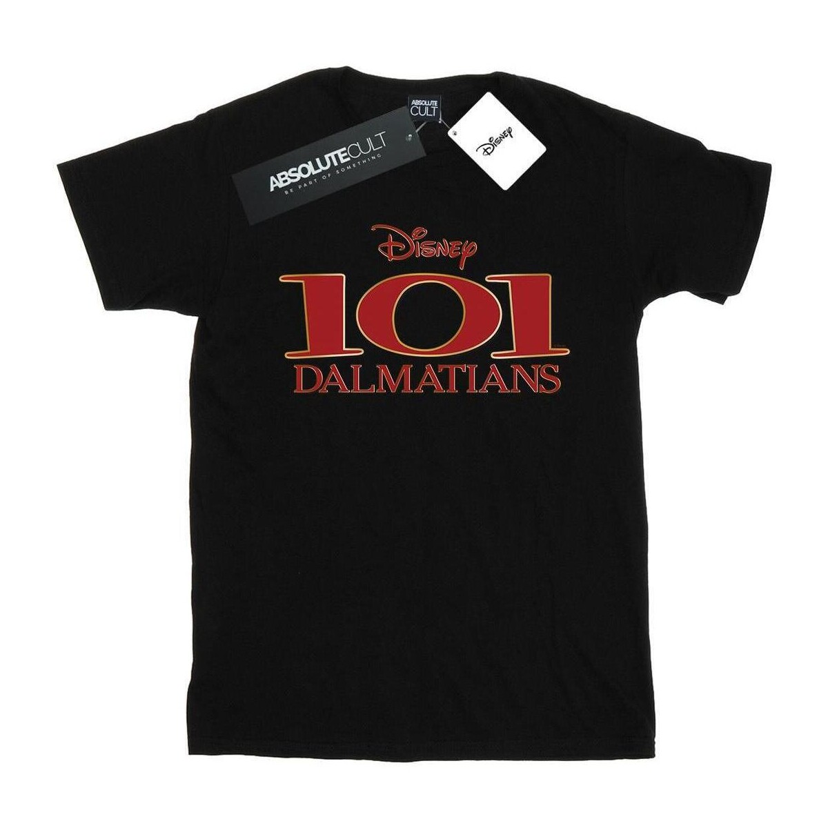 Abbigliamento Donna T-shirts a maniche lunghe Disney 101 Dalmatians Logo Nero