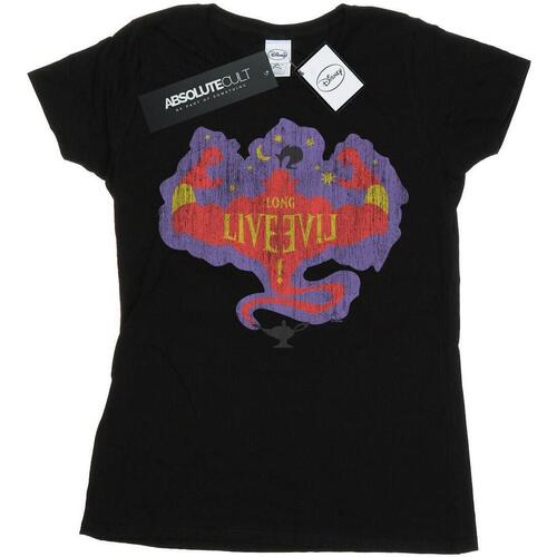 Abbigliamento Donna T-shirts a maniche lunghe Disney The Descendants Genie Long Live Nero