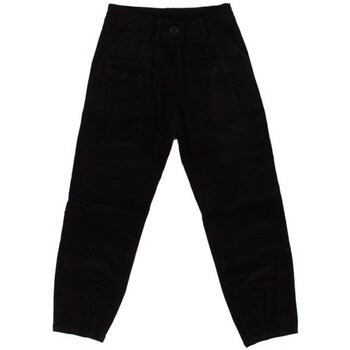Abbigliamento Bambina Pantaloni 5 tasche Manila Grace MG2343 Nero