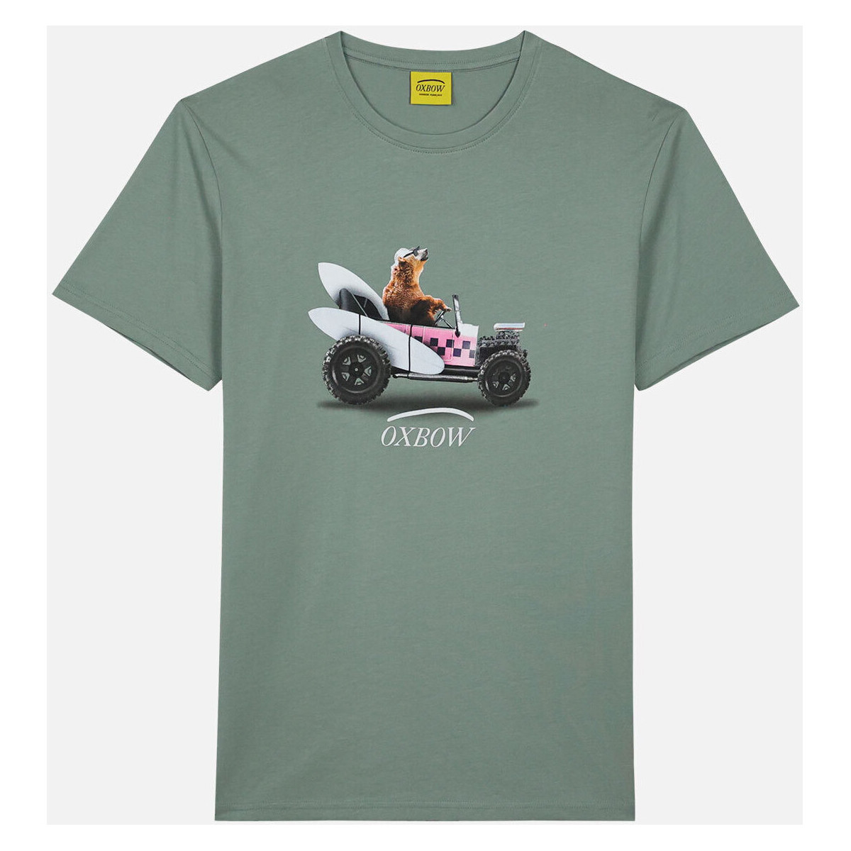 Abbigliamento Uomo T-shirt maniche corte Oxbow Tee Verde