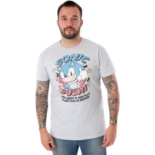 Abbigliamento Uomo T-shirt maniche corte Sonic The Hedgehog NS7534 Grigio