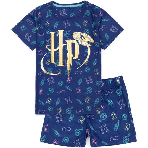Abbigliamento Bambina Pigiami / camicie da notte Harry Potter NS7559 Blu