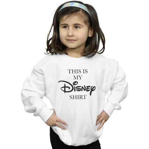 Abbigliamento Bambina Felpe Disney My T-shirt Bianco