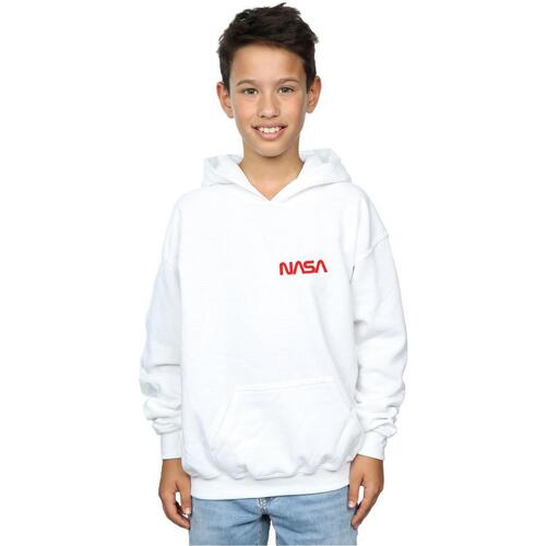 Abbigliamento Bambino Felpe Nasa Modern Logo Chest Bianco
