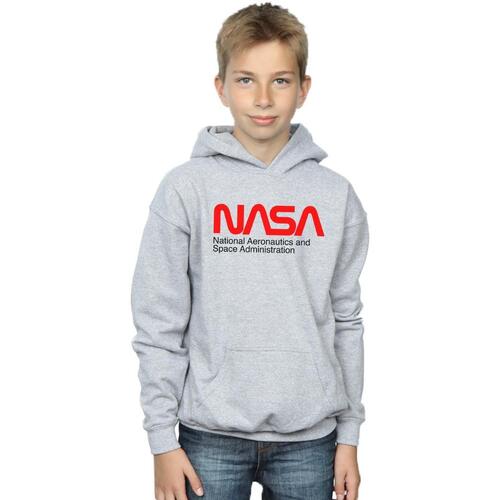 Abbigliamento Bambino Felpe Nasa Aeronautics And Space Grigio
