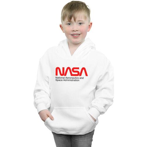 Abbigliamento Bambino Felpe Nasa Aeronautics And Space Bianco